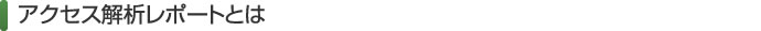 アクセス解析レポートとは