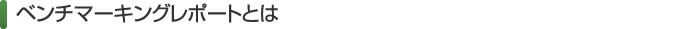 ベンチマーキングレポートとは
