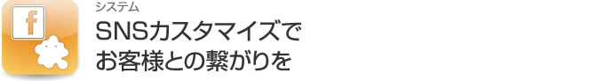 SNSカスタマイズ